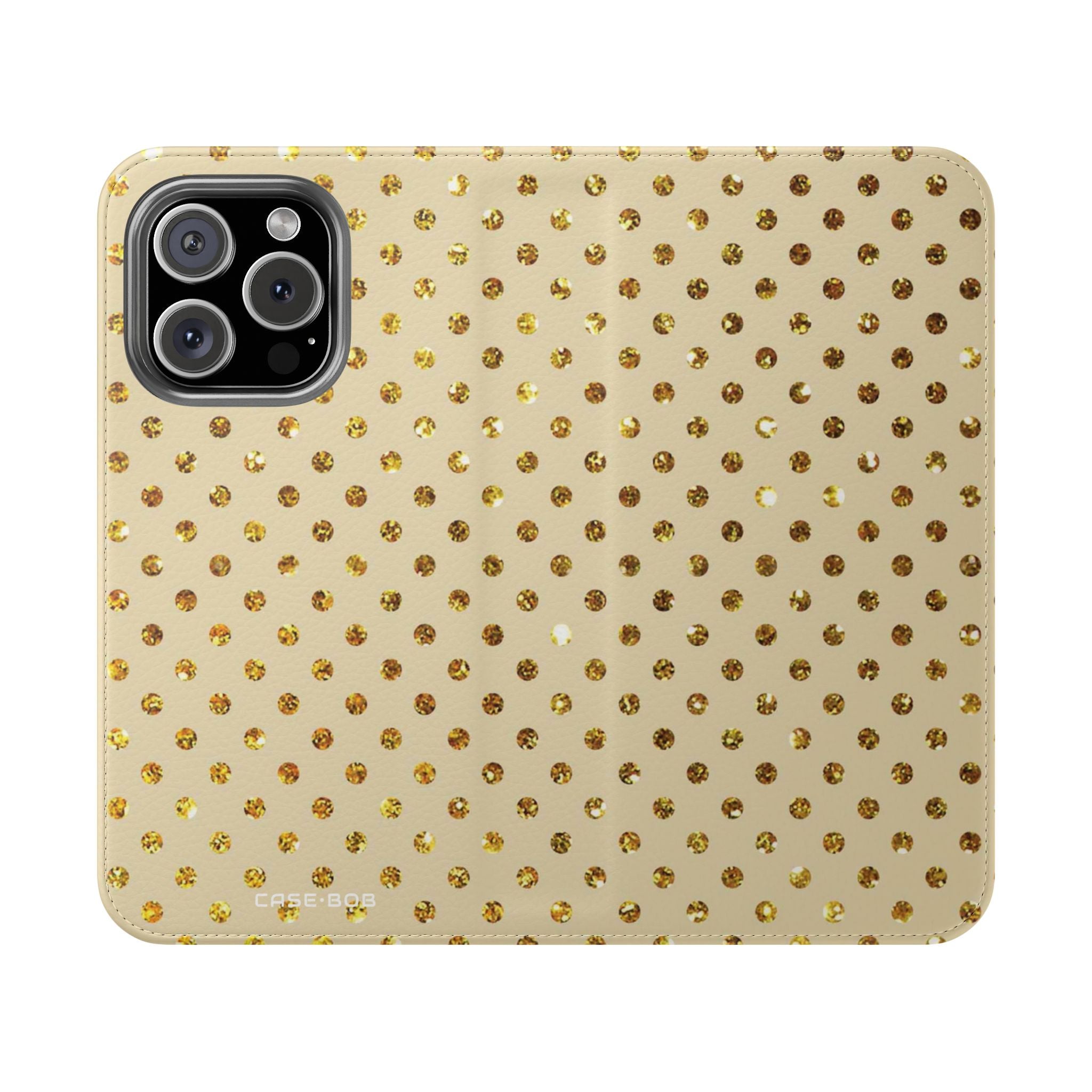 Golden Sparkle - iPhone 16 Pro Case - Portemonnee