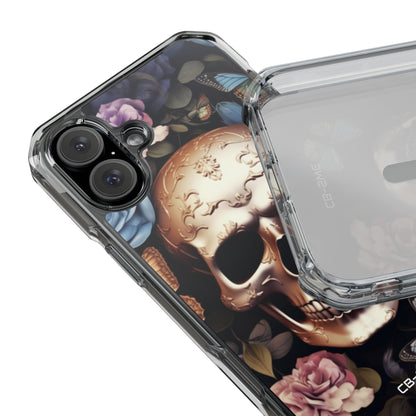 Skull Among Blossoms iPhone Case - Impact