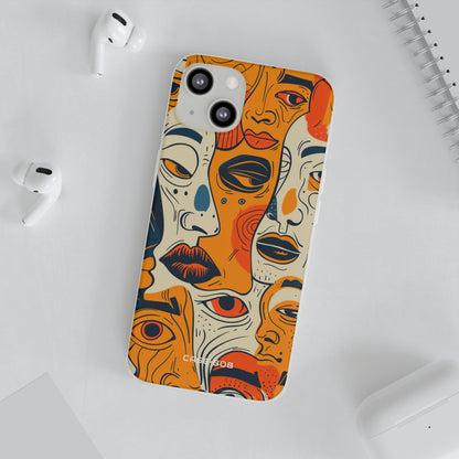 Tangled Faces Sunset iPhone 13 - Soft