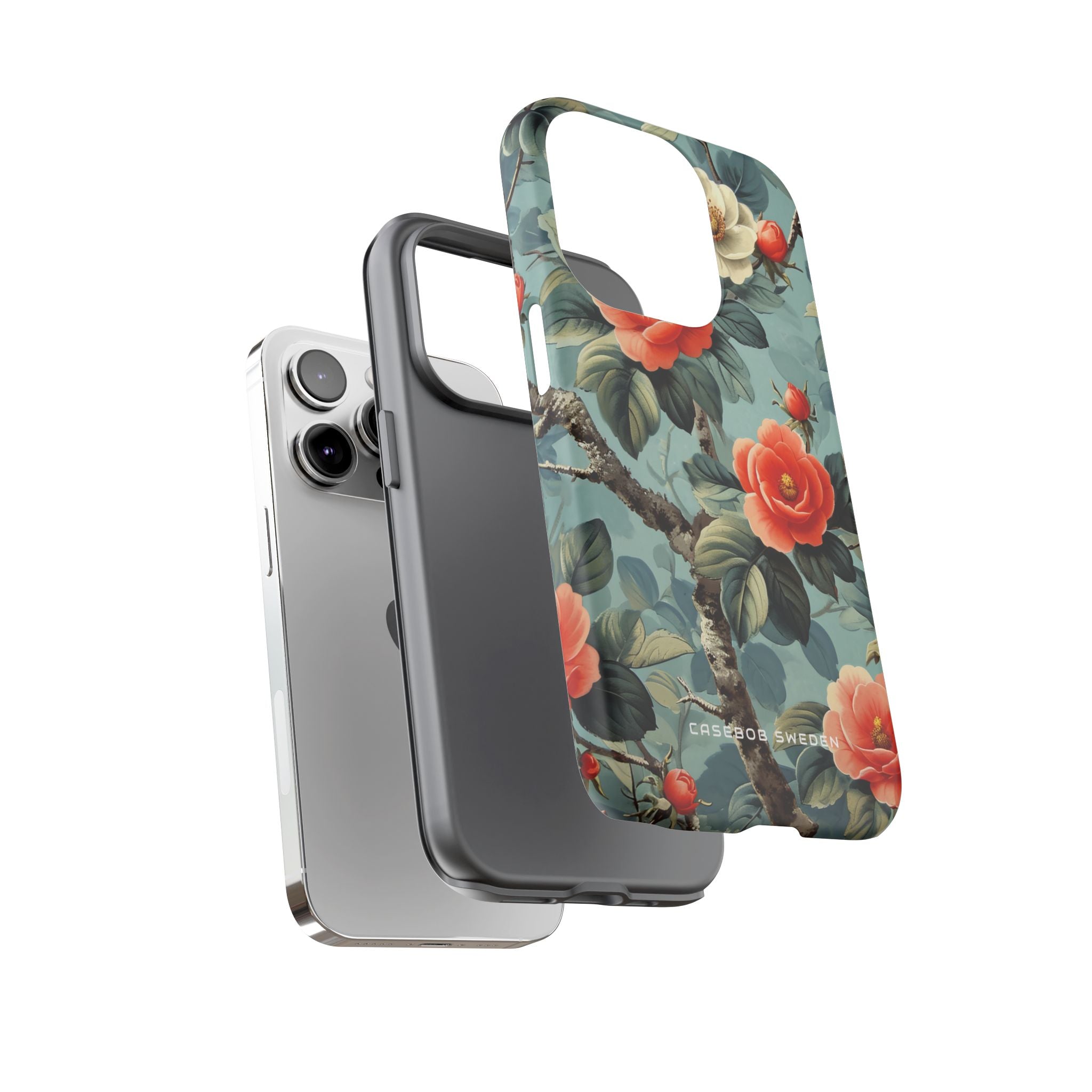 Vintage Floral Romance iPhone 14 - Tough Phone Case