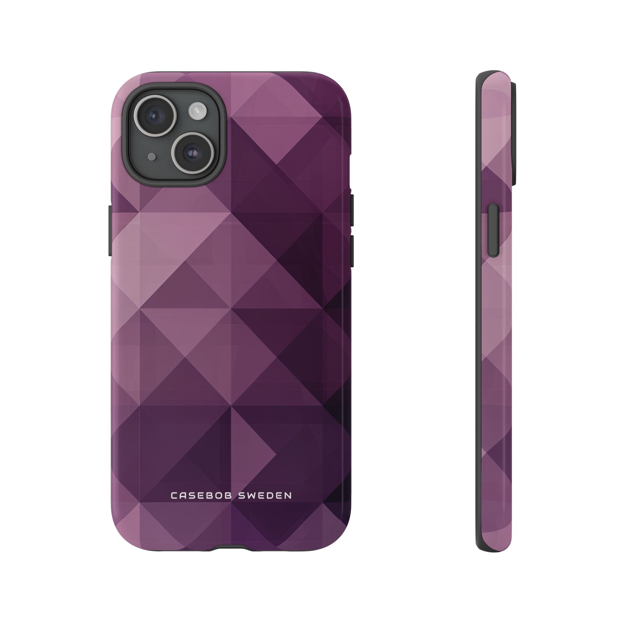 Gradient Purple Mosaic iPhone 15 - Tough Phone Case