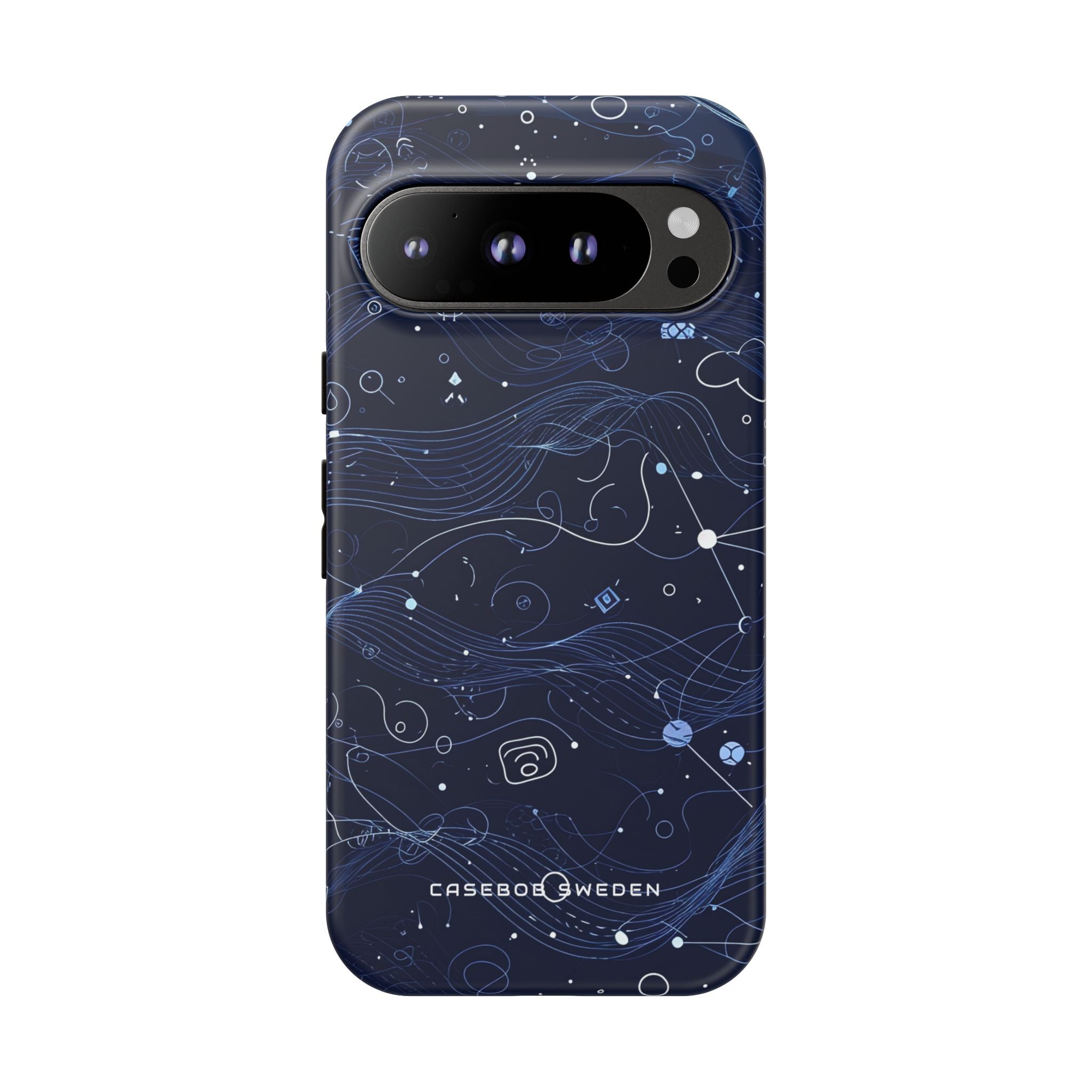 Gradient Waveforms in Motion Google Pixel 9 - Tough Phone Case