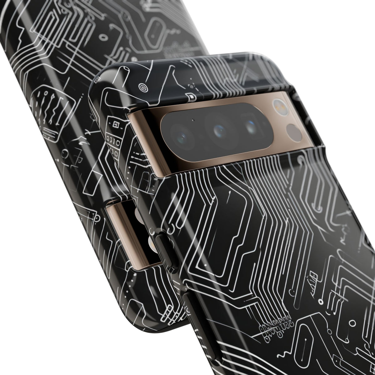 Cyber Circuitry Art | Protective Phone Case for Google Pixel