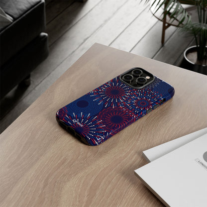 Fireworks Burst Bright - iPhone Case