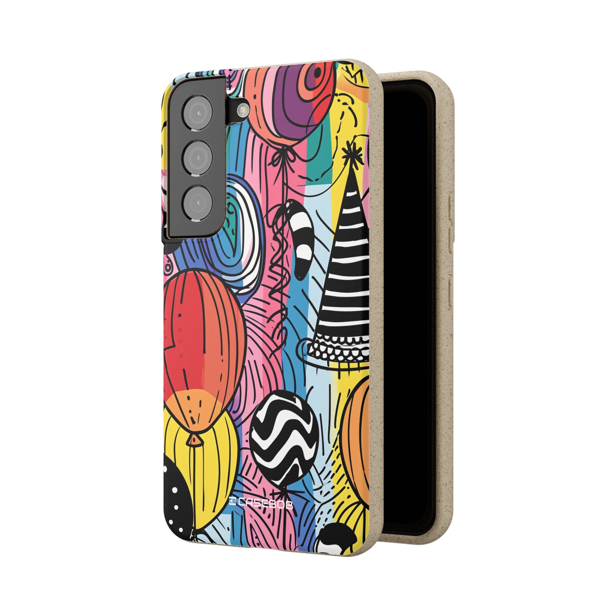 Vibrant Party Whimsy | Biodegradable Phone Case