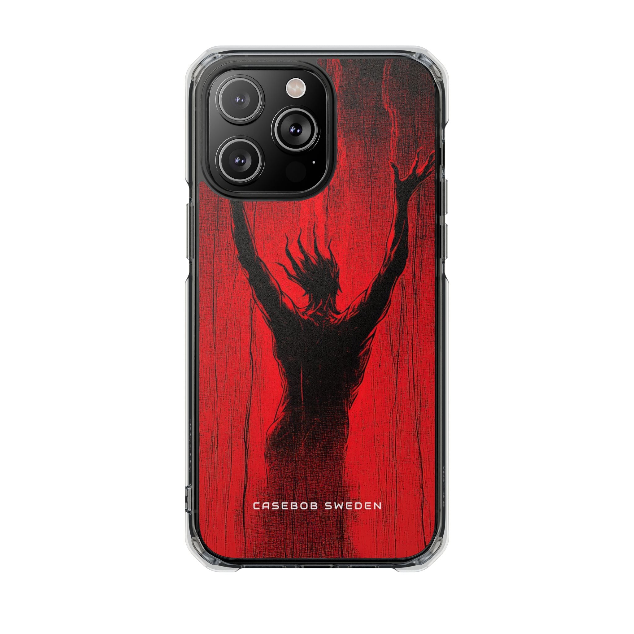 Crimson Despair iPhone 14 - Clear Impact Phone Case