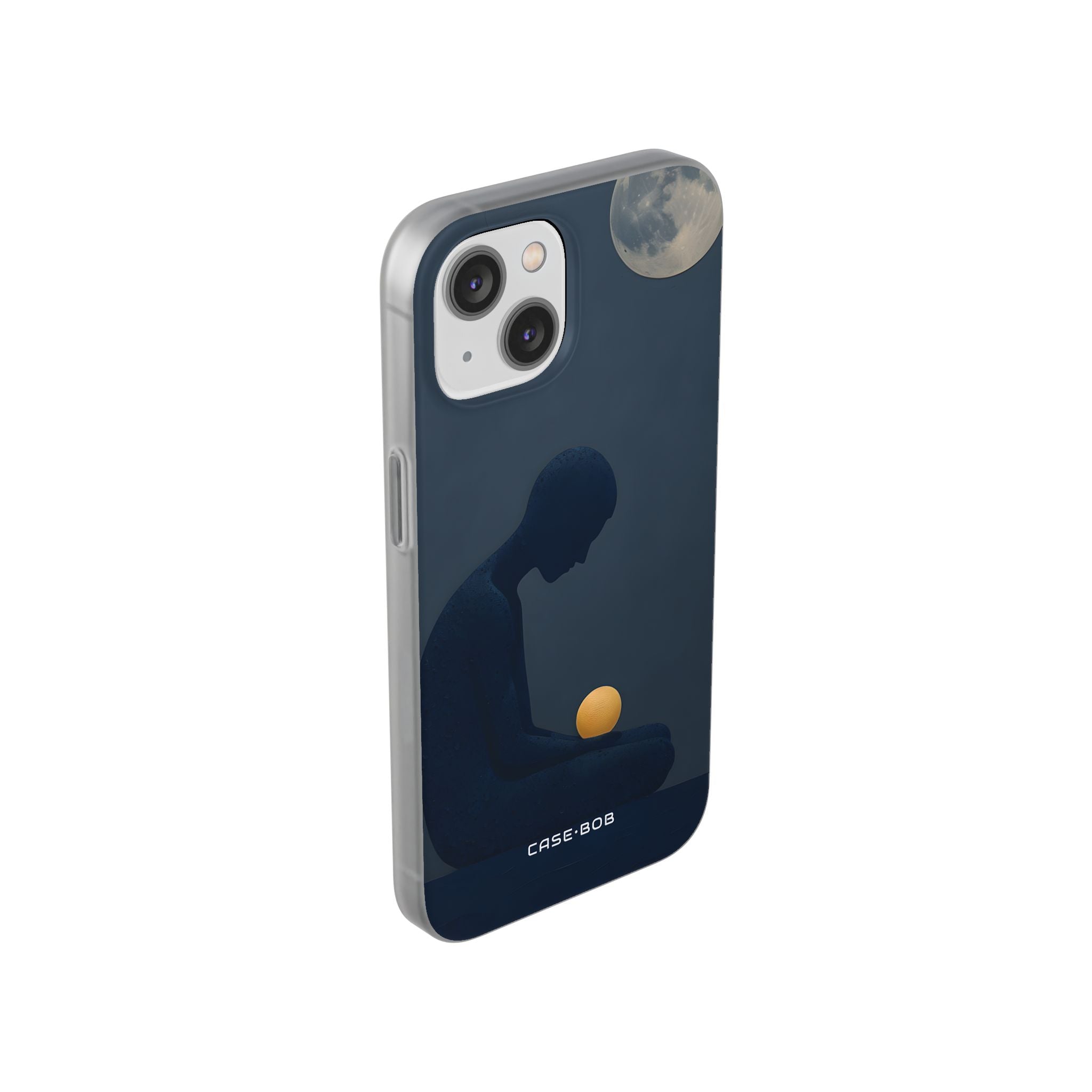 Moonlit Contemplation iPhone 14 Case - Soft