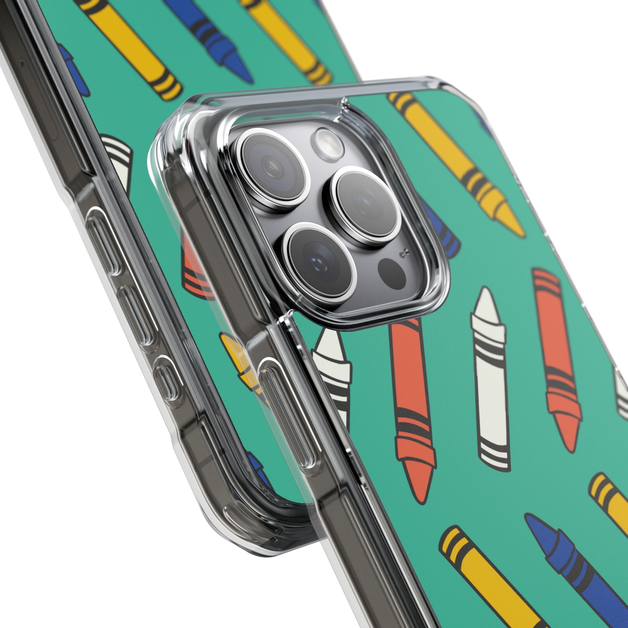 Crayons Dance Playfully iPhone Case - Impact