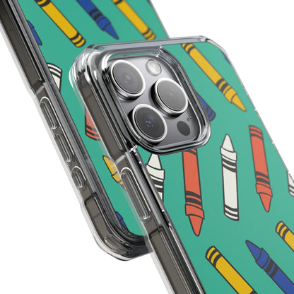 Crayons Dance Playfully iPhone Case - Impact