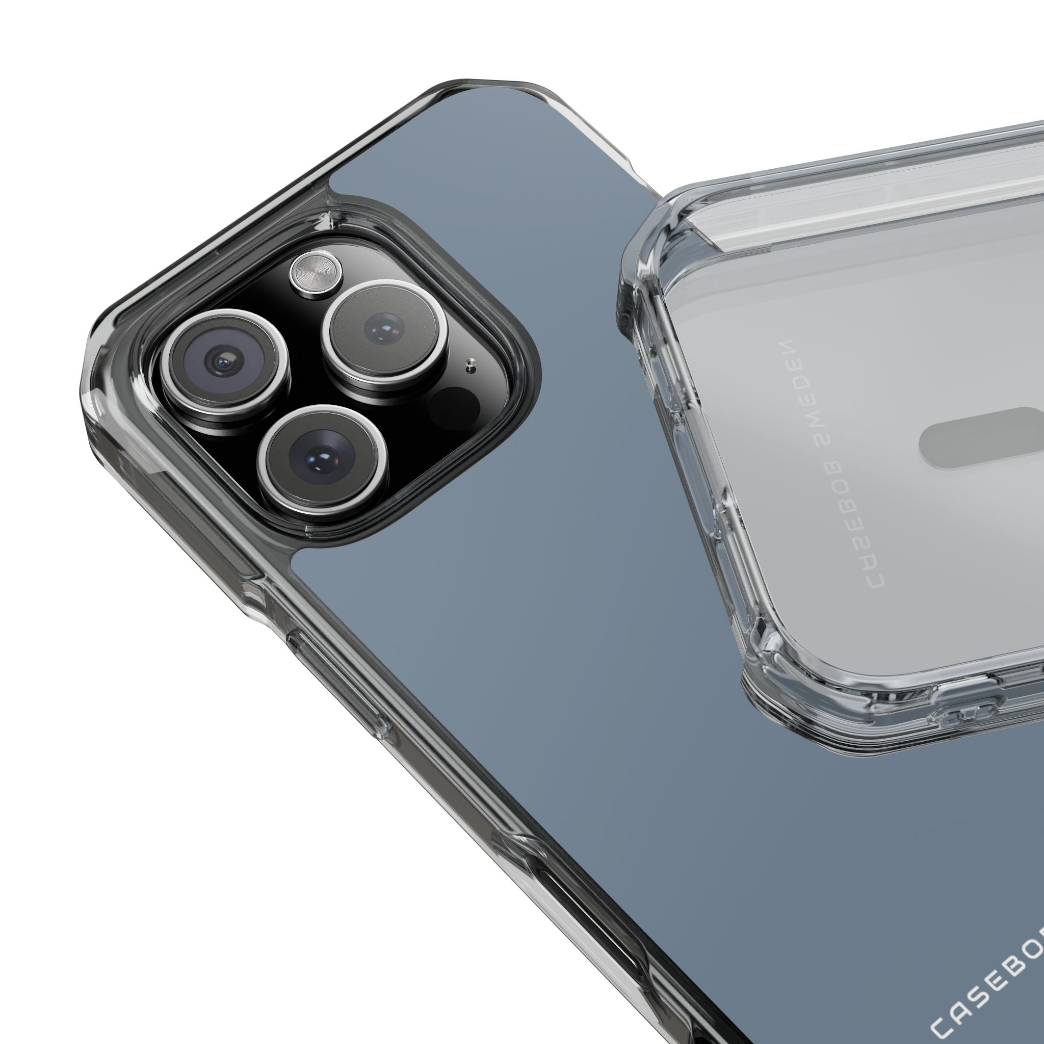 Light Slate Gray iPhone 16 - Clear Impact Phone Case