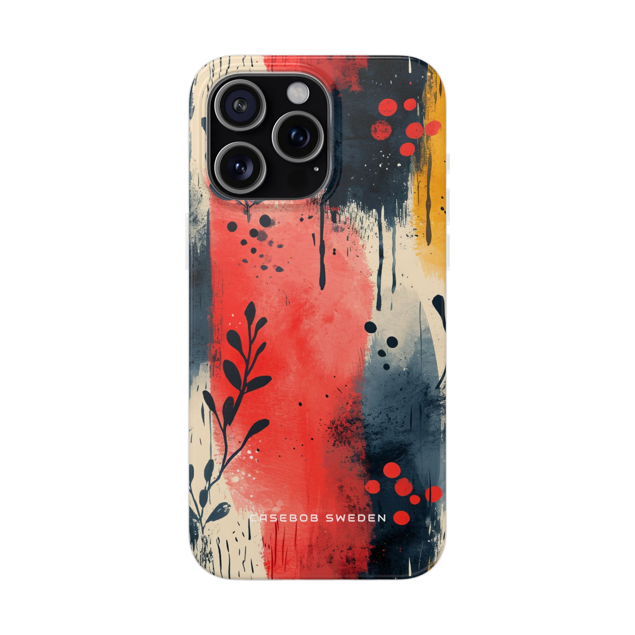 Vibrant Floral Energy iPhone 15 - Flexi Phone Case