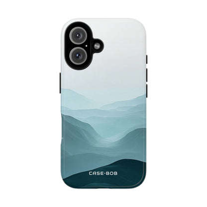 Teal Mist Mountains iPhone 16 Pro Case - Tough
