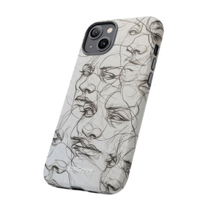 Ethereal Faces | Protective Phone Case for iPhone