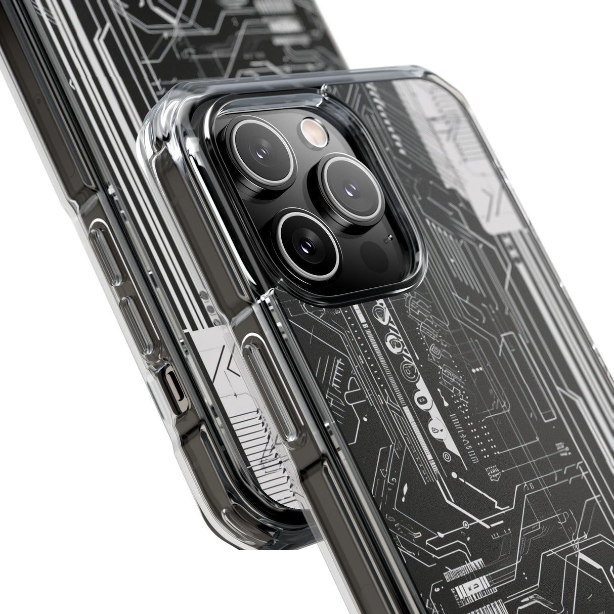 Circuitry Aesthetics - Phone Case for iPhone (Clear Impact - Magnetic)