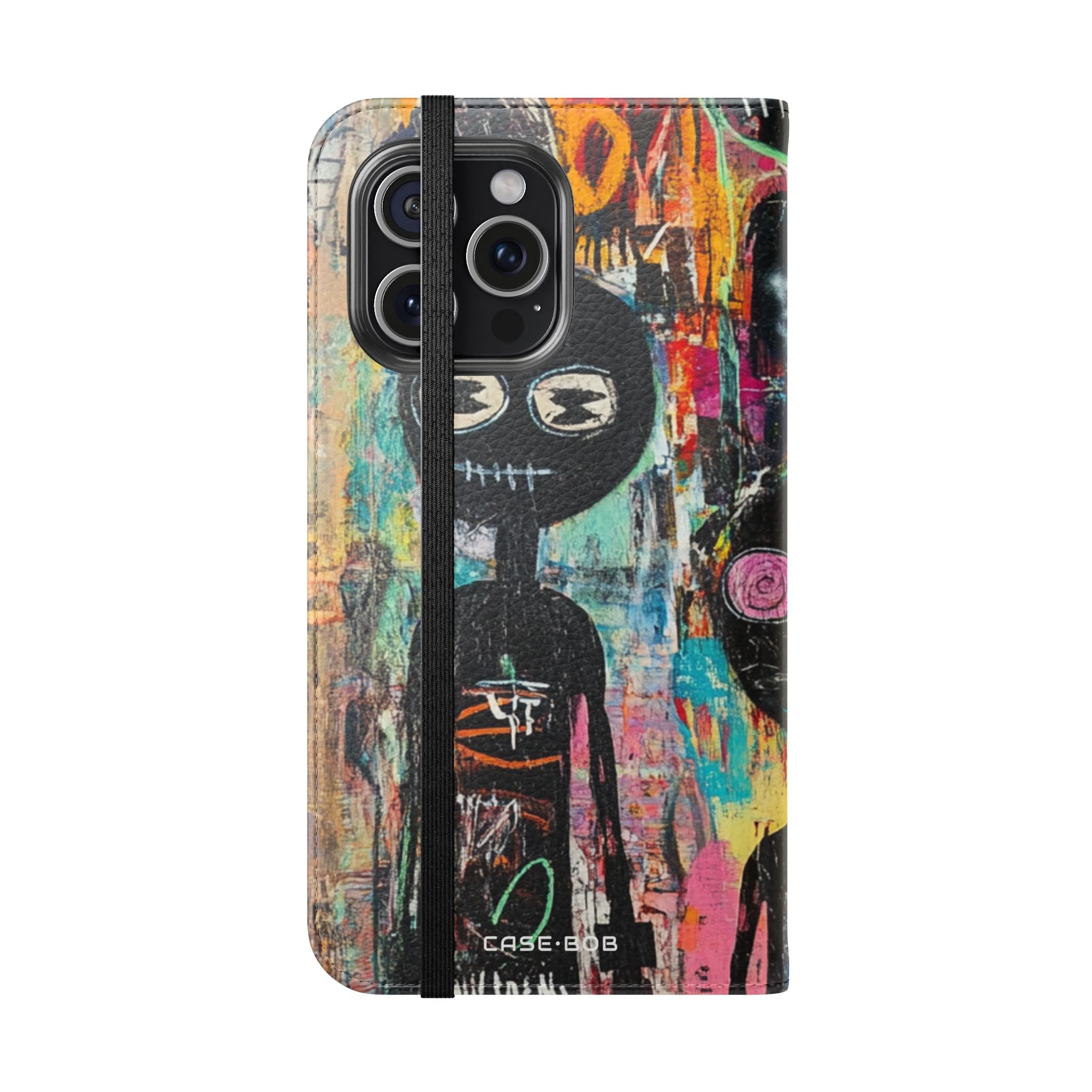 Wide-Eyed Faces - iPhone 15 Pro Max Case - Wallet