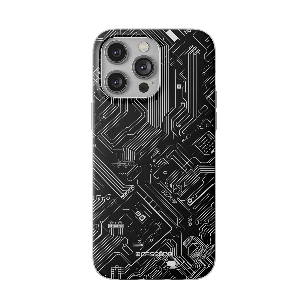 Cyber ​​Circuitry Art | Flexible Handyhülle für iPhone