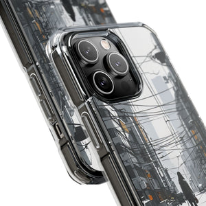 Urban Solitude - Phone Case for iPhone (Clear Impact - Magnetic)