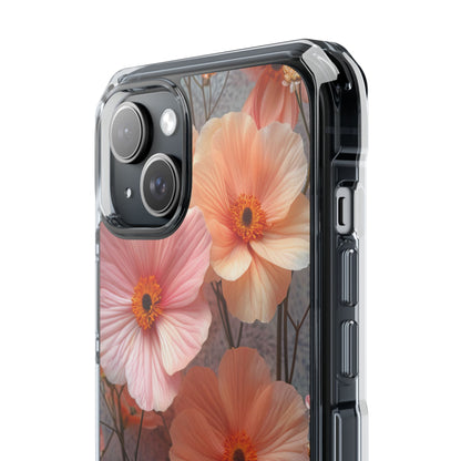 Serene Botanical Blooms - Clear Impact iPhone 15 Phone Case