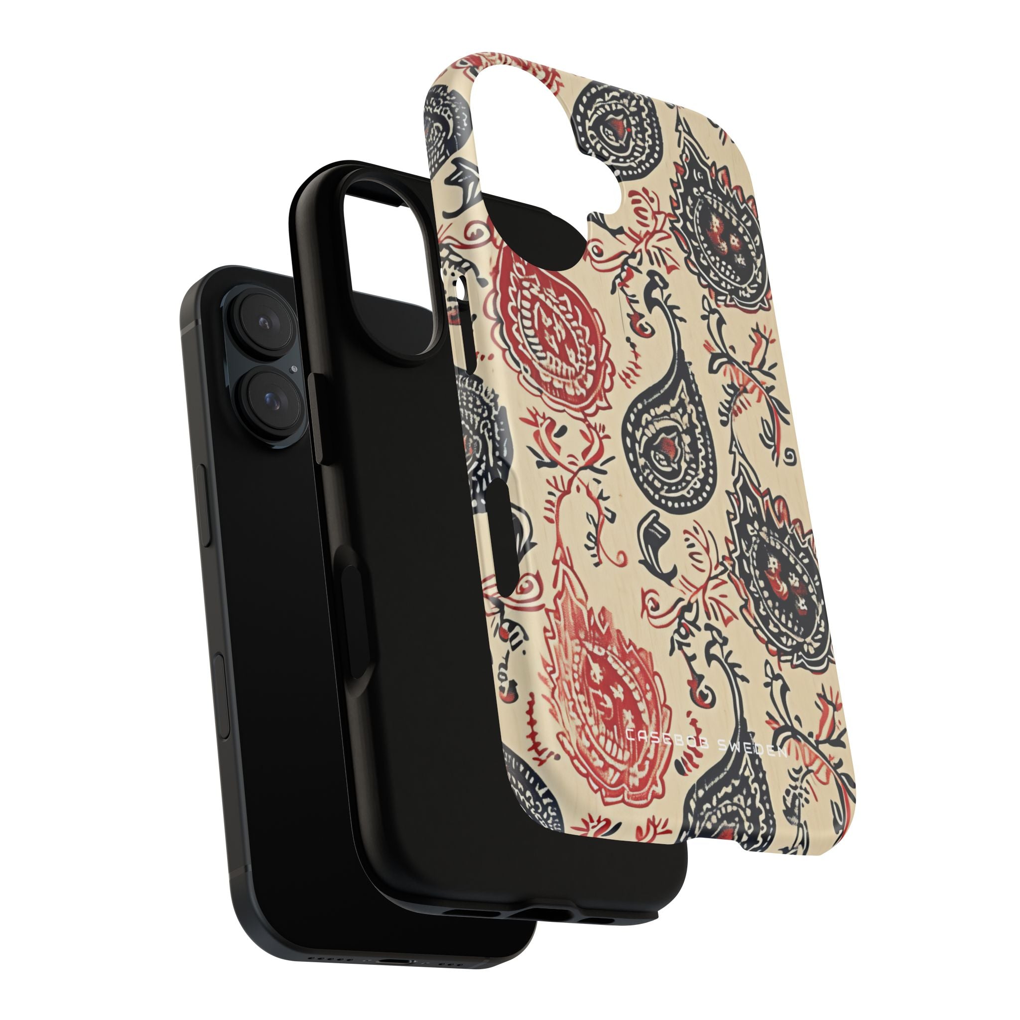 Vintage Paisley Elegance iPhone 16 - Tough Phone Case