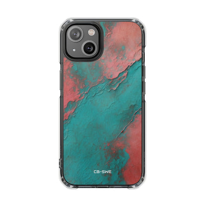 Turquoise Waves Dance iPhone Case - Impact
