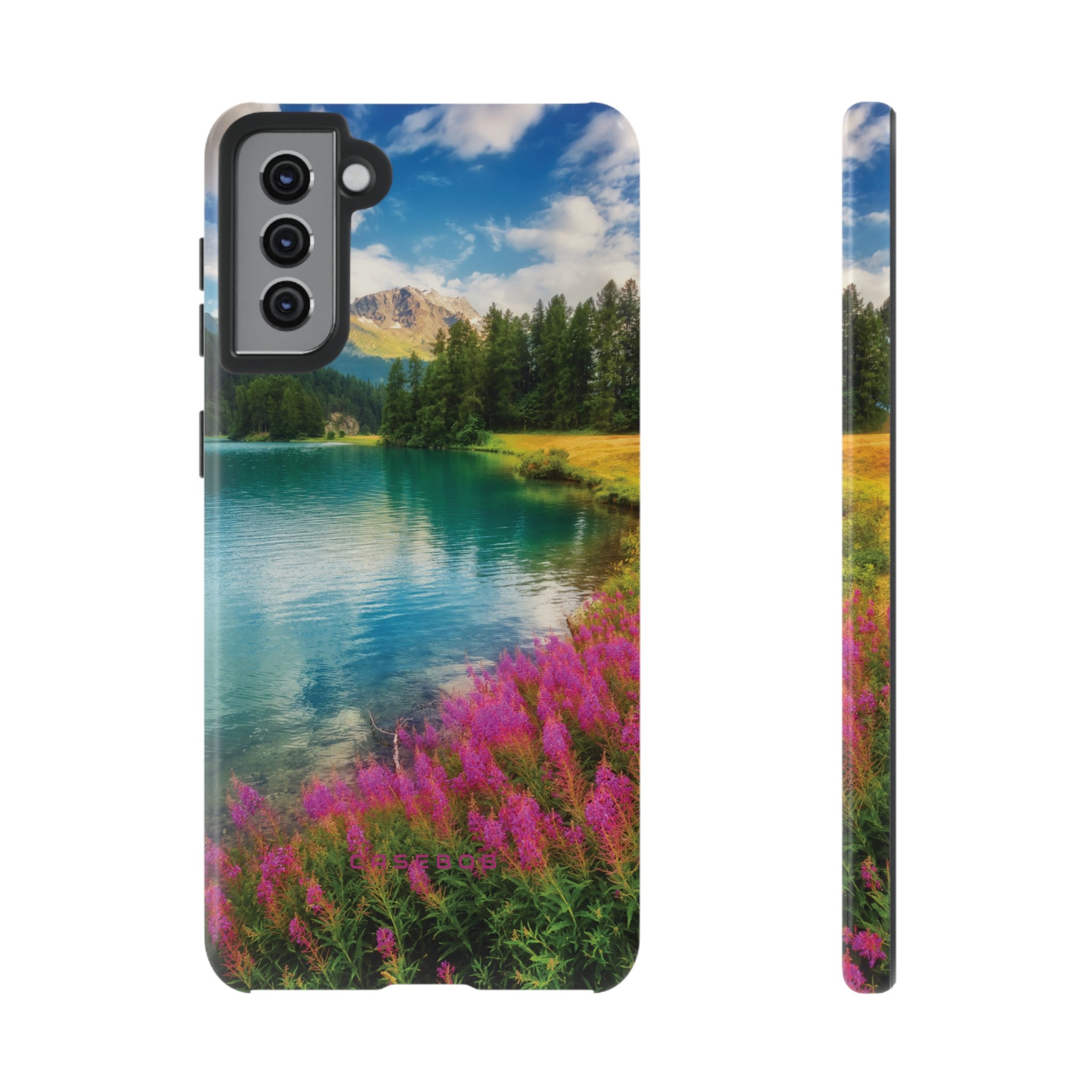 Azure Alpine Lake Phone Case - Protective Phone Case