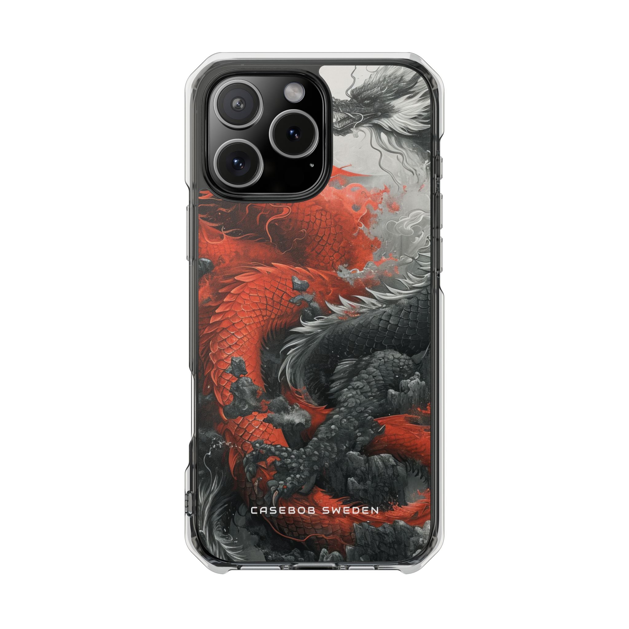 Zen Dragon Harmony iPhone 16 - Clear Impact Phone Case