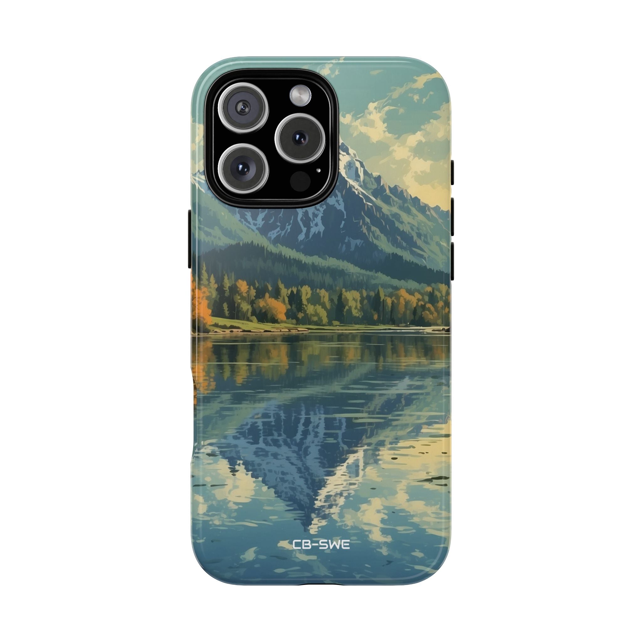 Mountain Reflects Calm - iPhone Case