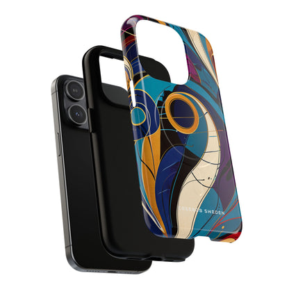 Vintage Vortex Harmony iPhone 15 | Tough+ Phone Case