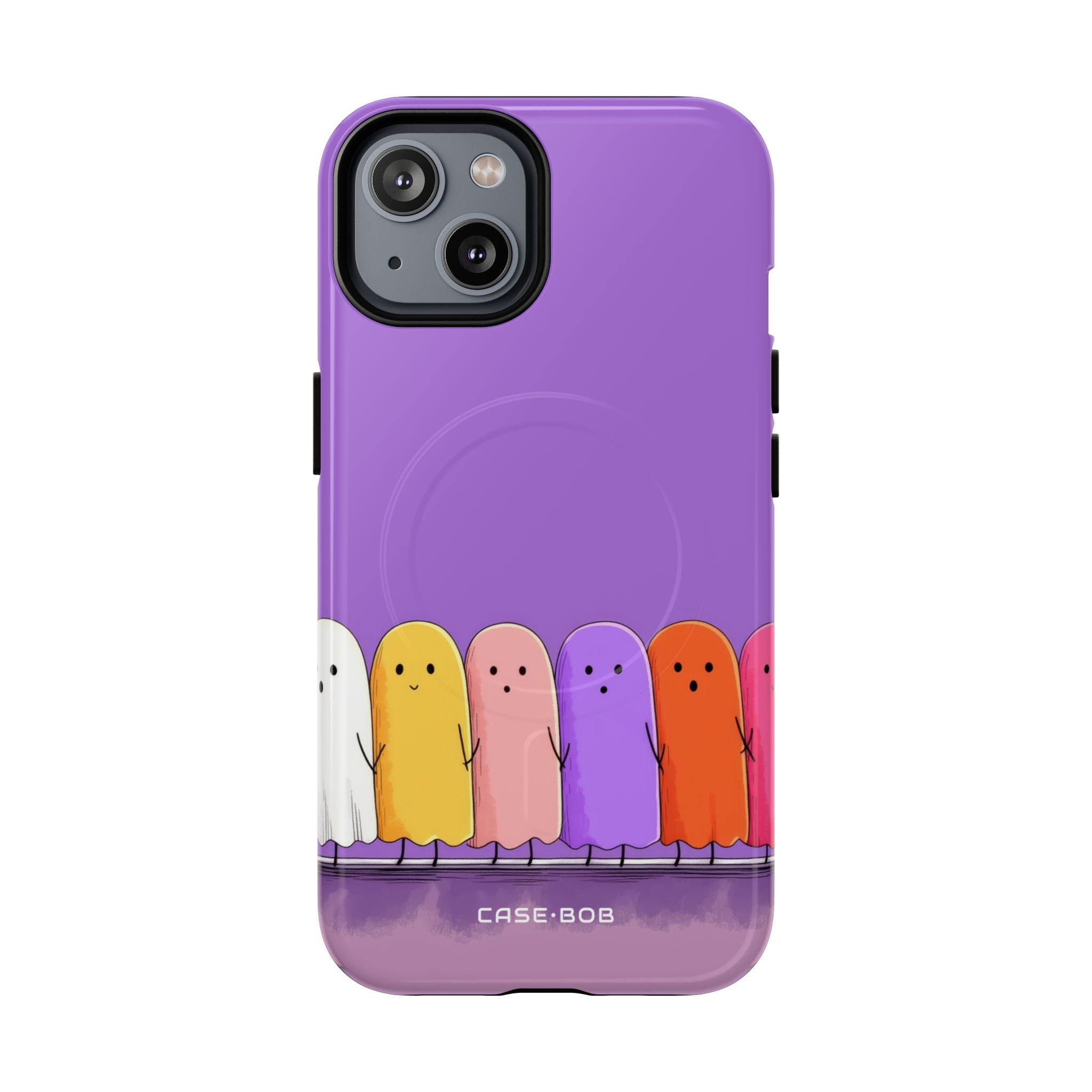 Colorful Ghosts iPhone 14 Case - Tough+
