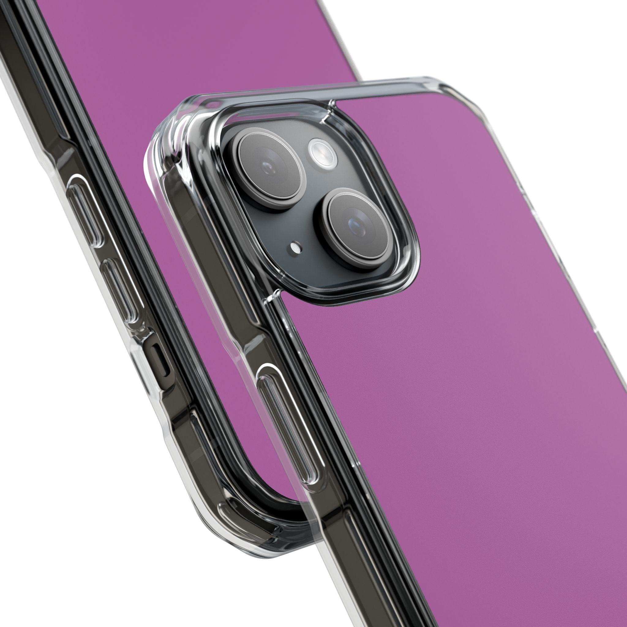 Radiant Orchid - Clear Impact Case for iPhone