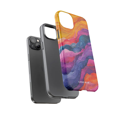 Vibrant Flow iPhone 14 Plus Case - Tough