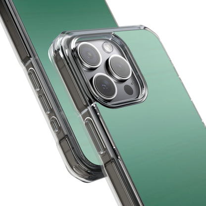 Teal Horizon Layers iPhone 15 - Impact Clear+