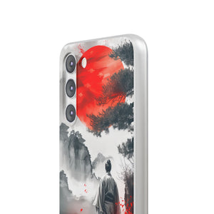 Serene Samurai Sunrise | Flexible Phone Case for Samsung Galaxy