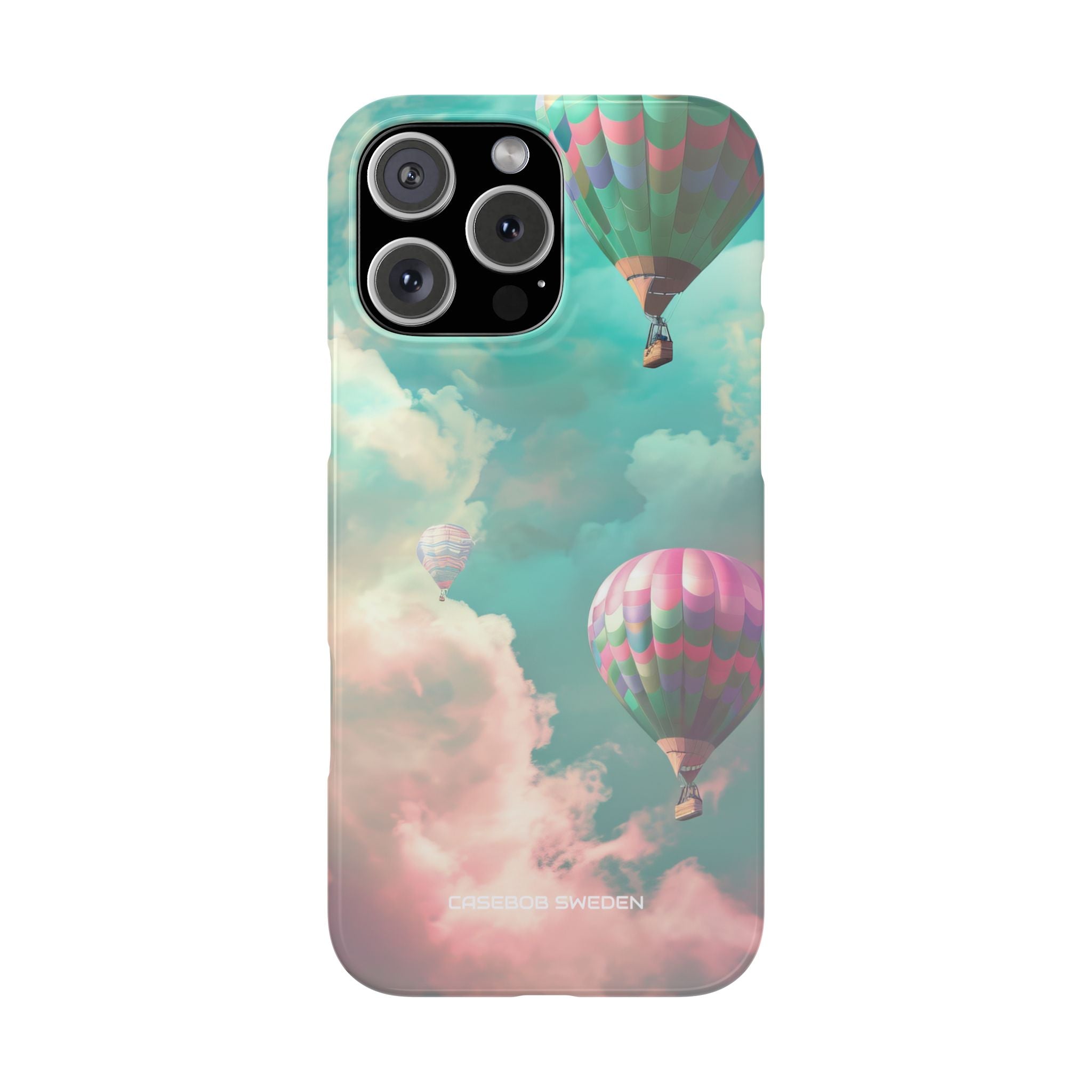 Pastel Balloon Adventure - Slim iPhone 16 Phone Case