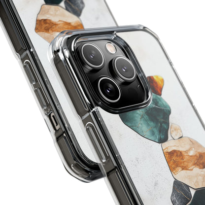 Stone Shapes Embrace iPhone Case - Impact