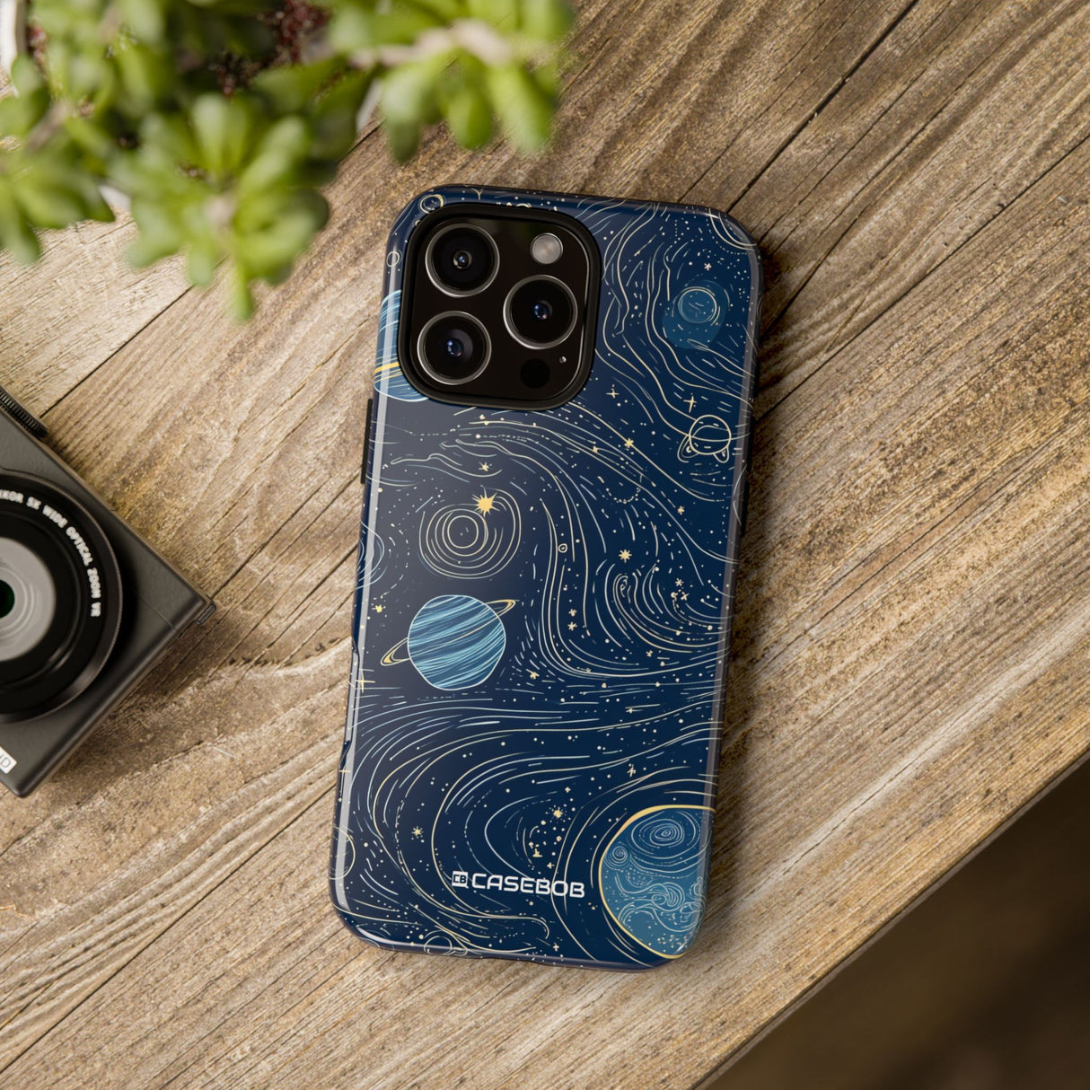 Celestial Whimsy: Hand-Drawn Universe - for iPhone 16