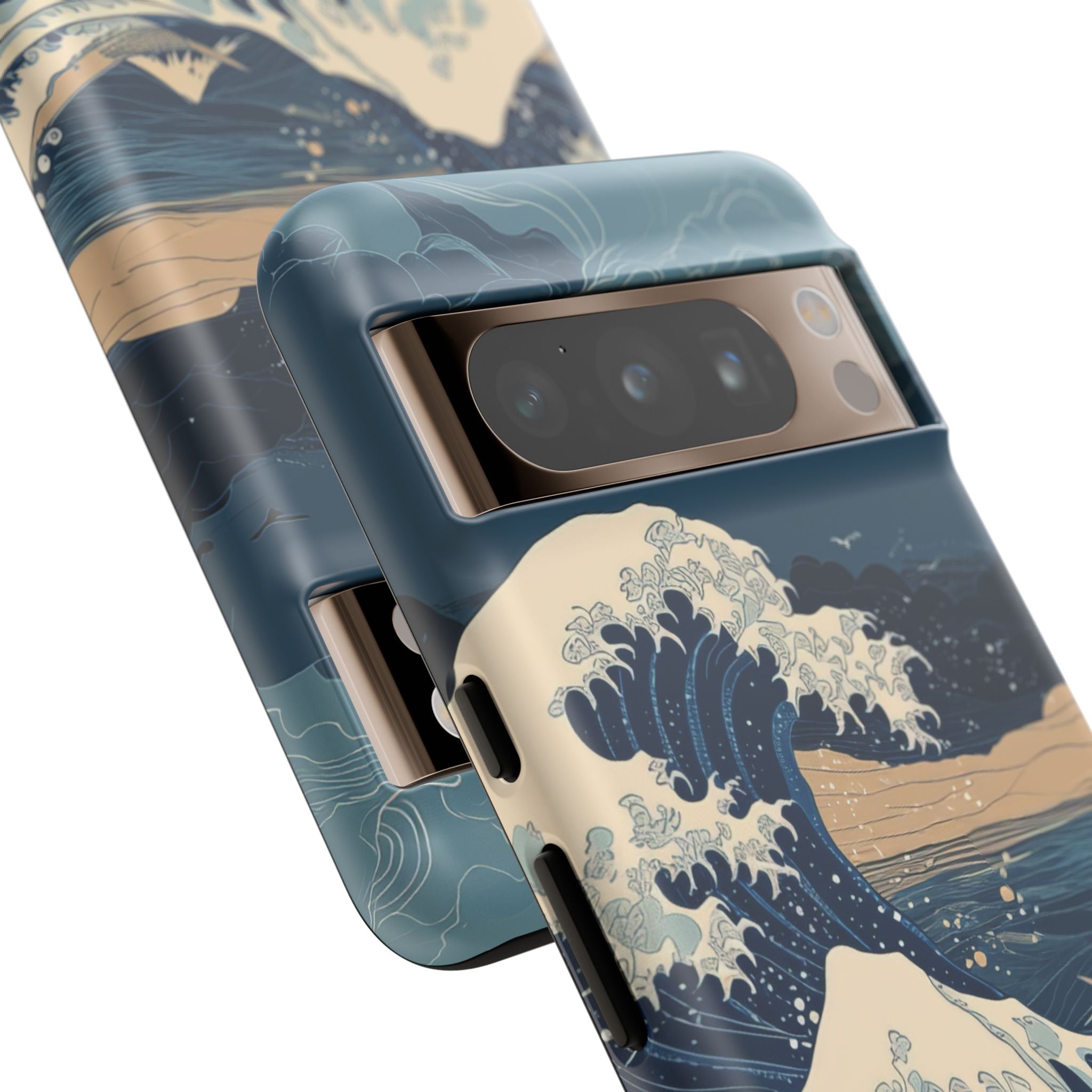 Ocean's Majesty: Ukiyo-e Waves - for Google Pixel 8