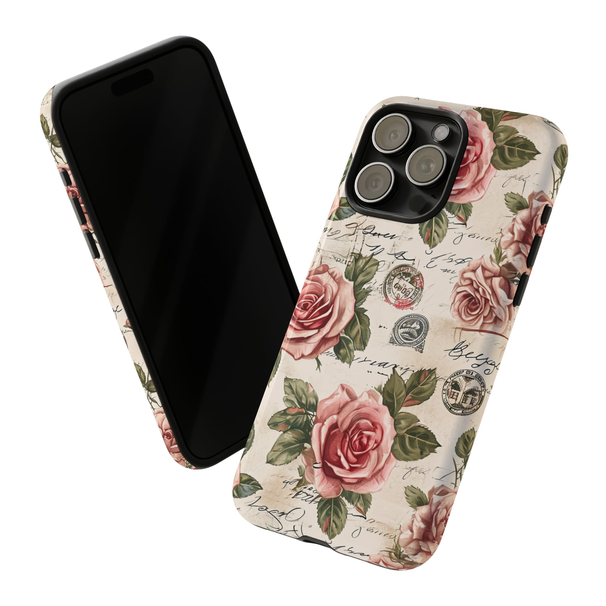 Roses & Love Letters - Protective Phone Case