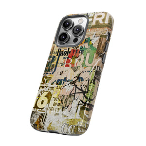 Grunge Vintage Poster - Protective Phone Case