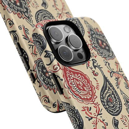 Vintage Paisley Elegance iPhone 16 - Tough Phone Case