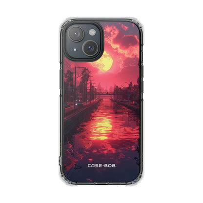 Moonlit Canal Glow iPhone 15 Case - Impact