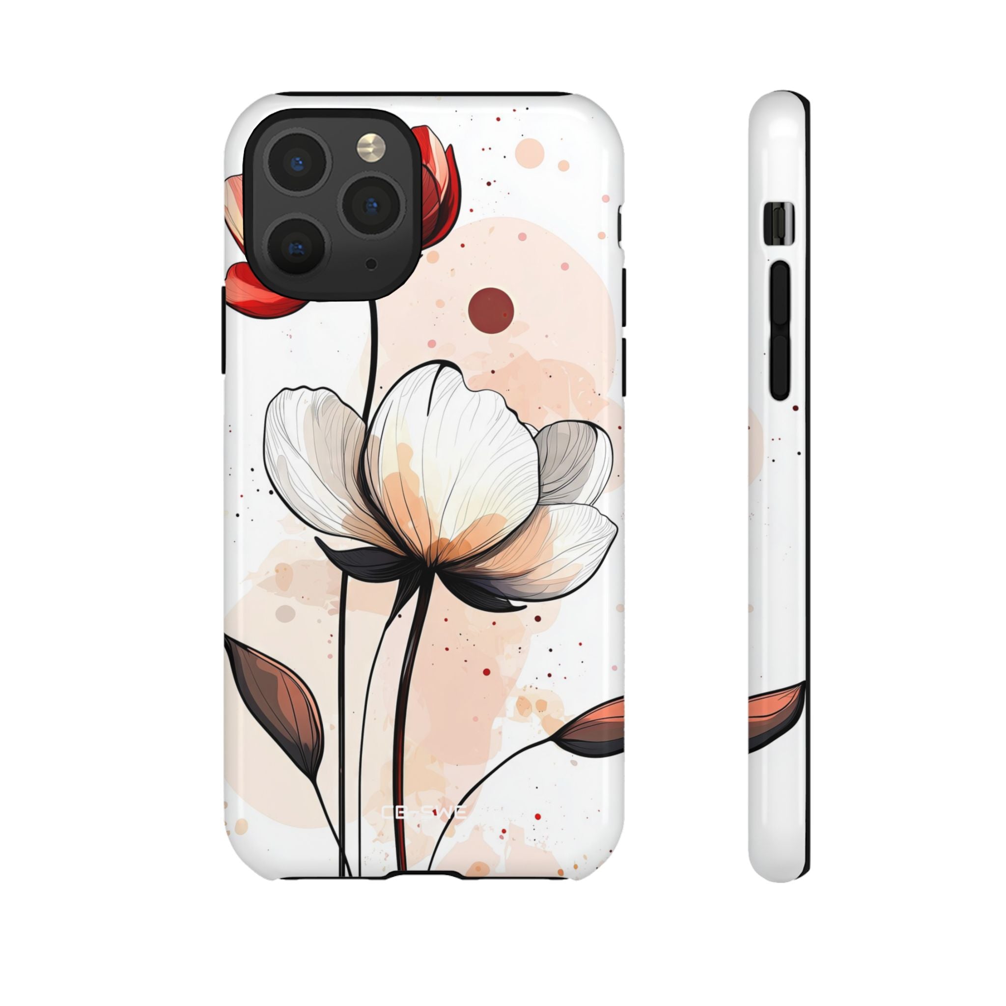 Vibrant Floral Elegance - iPhone Case