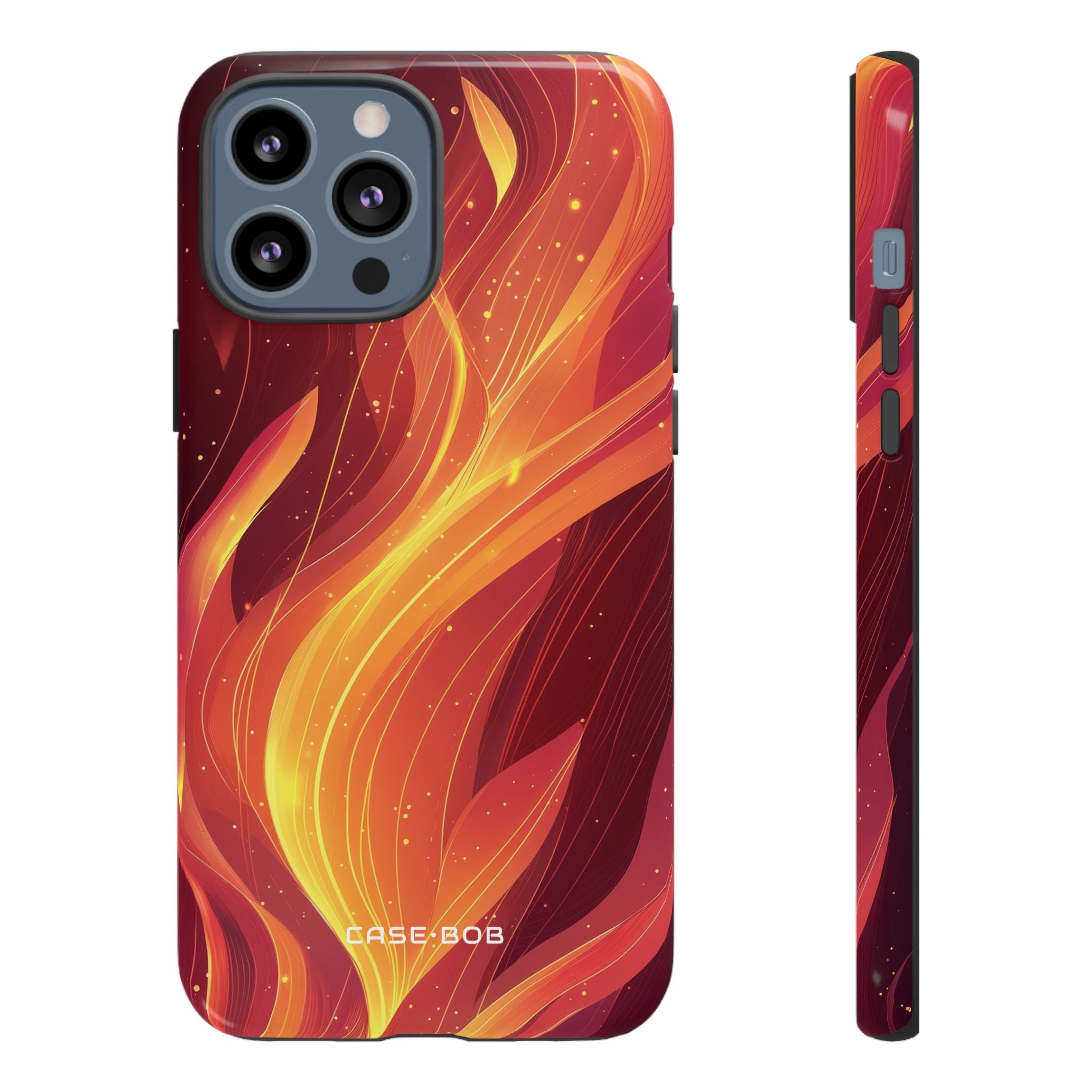 Flaming Flow iPhone 13 Pro Max Case - Tough