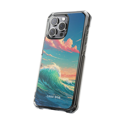 Turquoise Curl iPhone 15 Pro Max Case - Impact