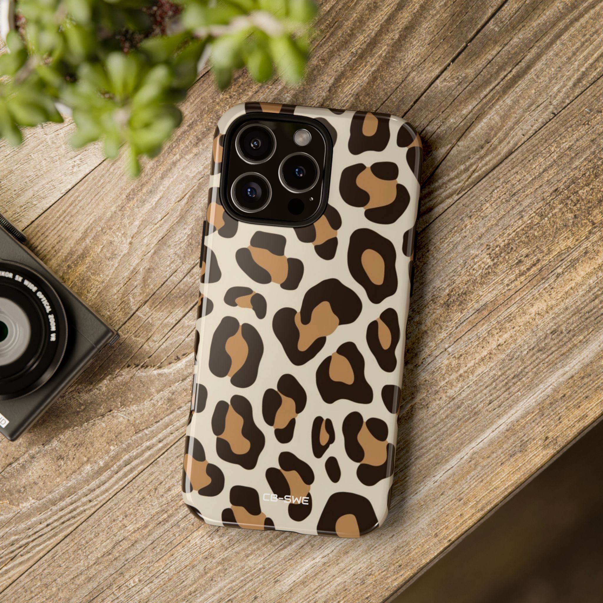 Leopard Print Elegance - iPhone Case