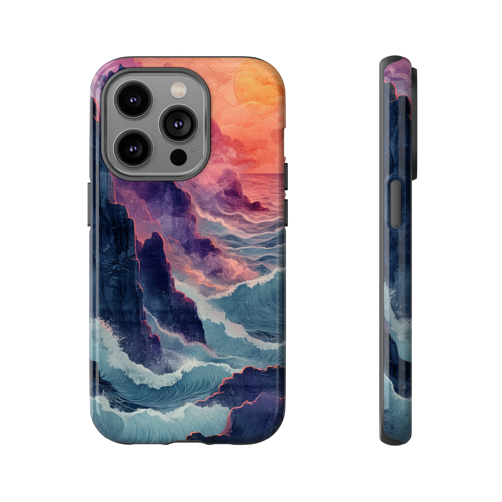 Tranquil Cliffside Views - Protective Phone Case