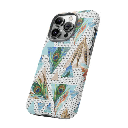 Peacock Feathers - Protective Phone Case