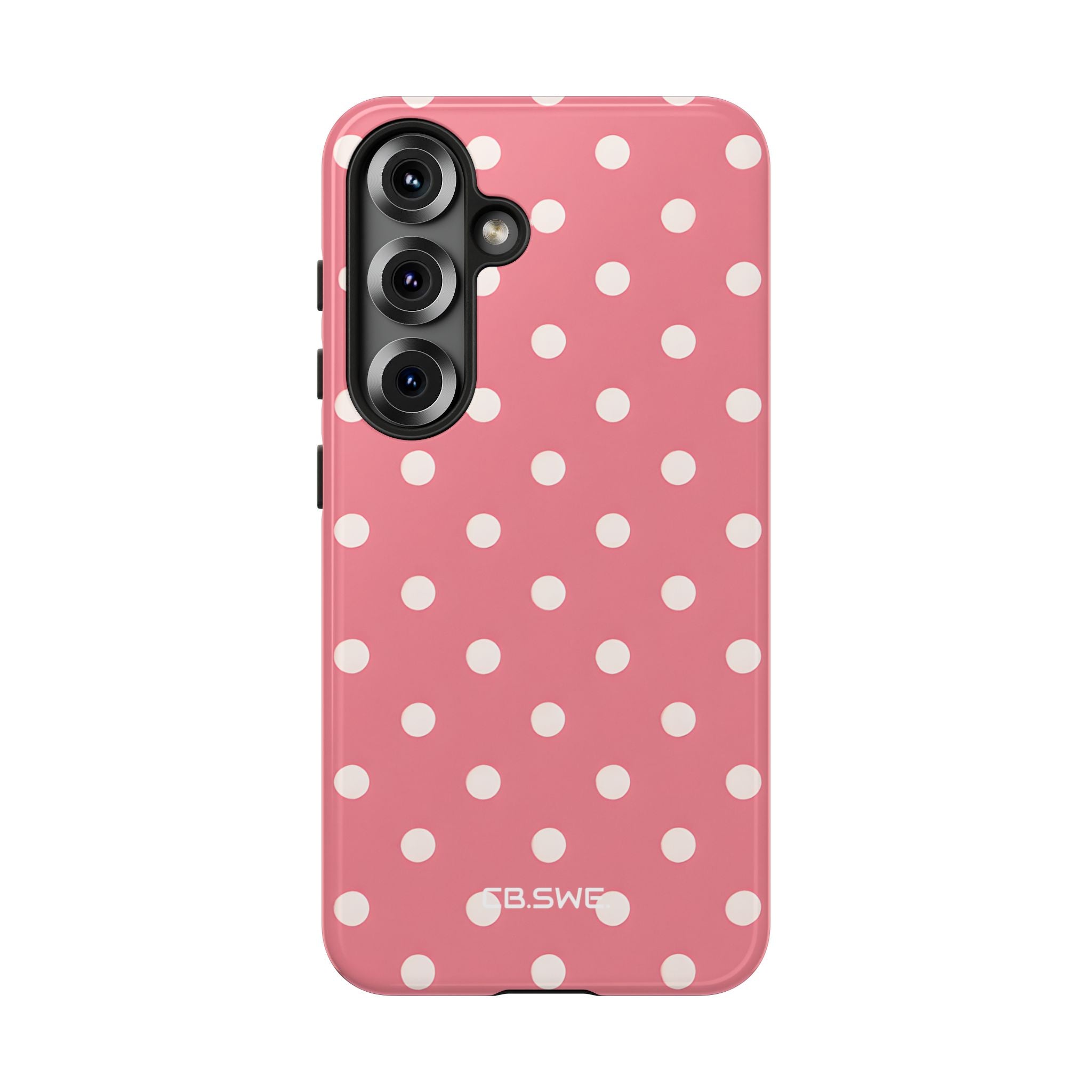Pink Polka Harmony Samsung S25 - Tough