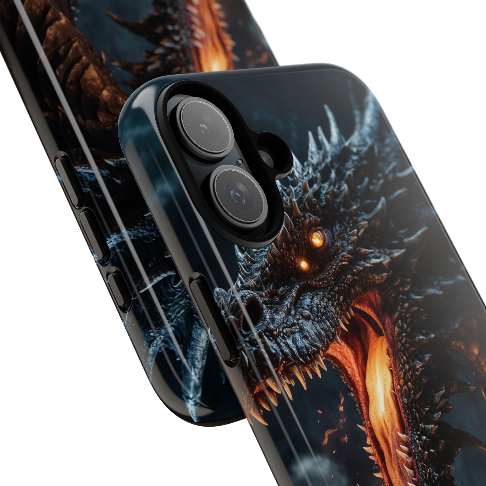 Fiery Breath Erupts - iPhone Case