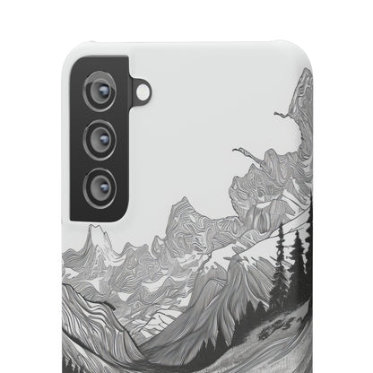 Monochrome Serenity | Slim Phone Case for Samsung